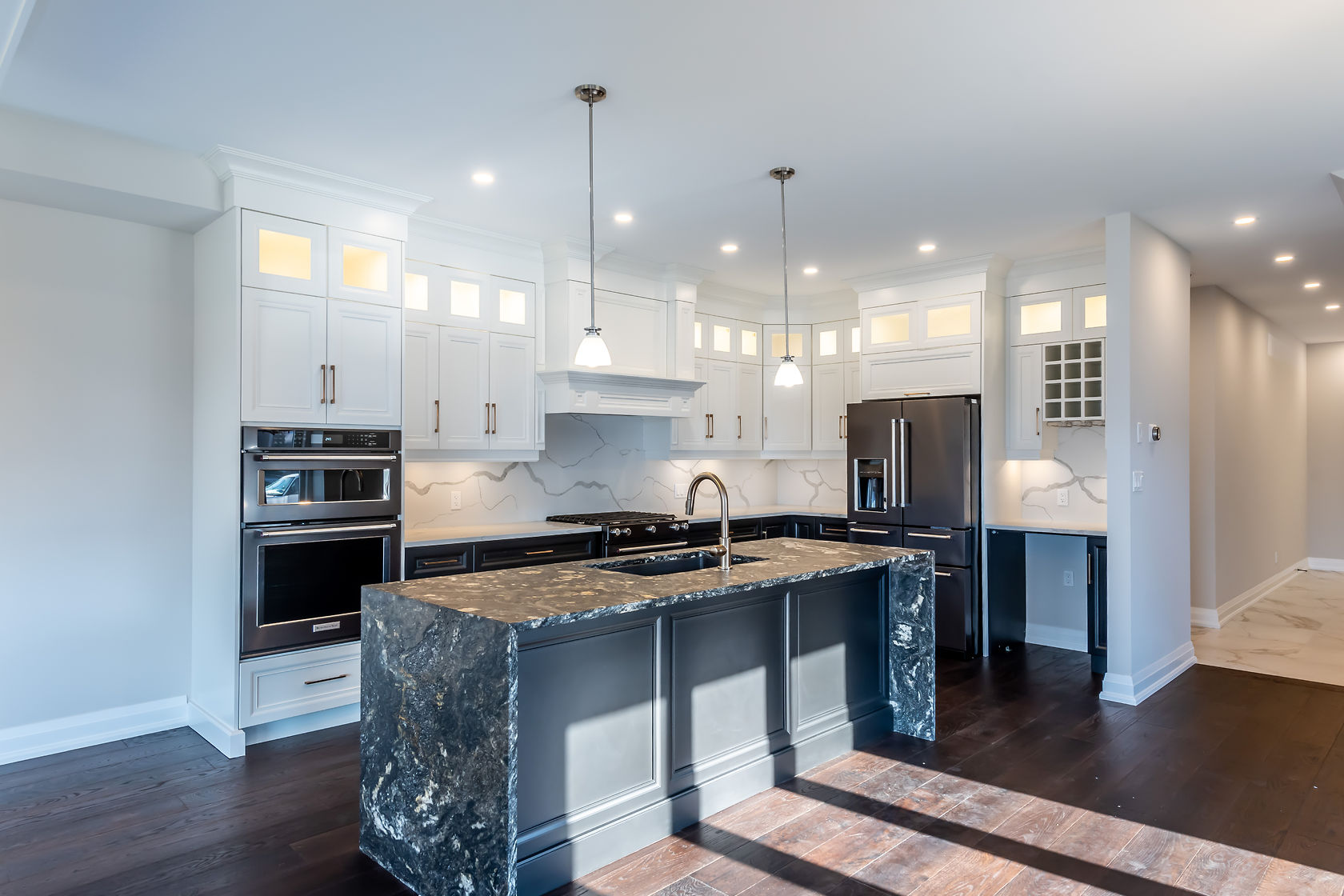 Completed Guelph home β kitchen island