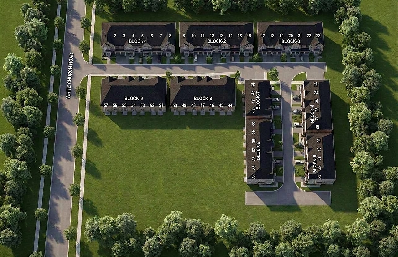 3D rendering of the Northridge site plan